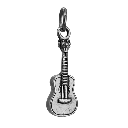 Sterling Silver Acoustic Guitar Charm