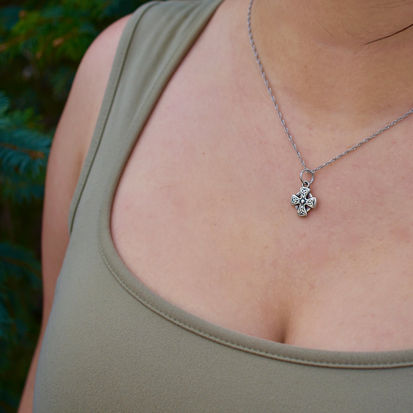 Celtic Trinity Cross Charm