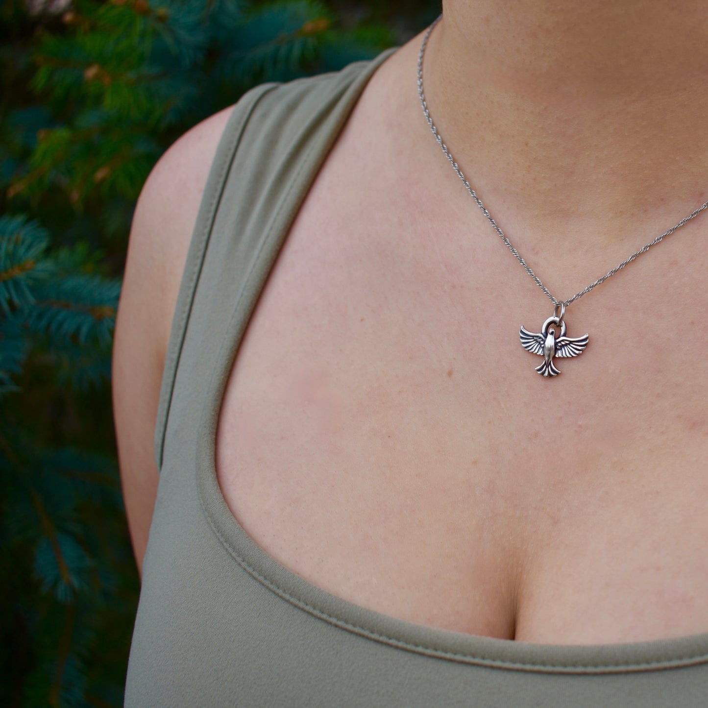 Sterling Silver Dove Charm