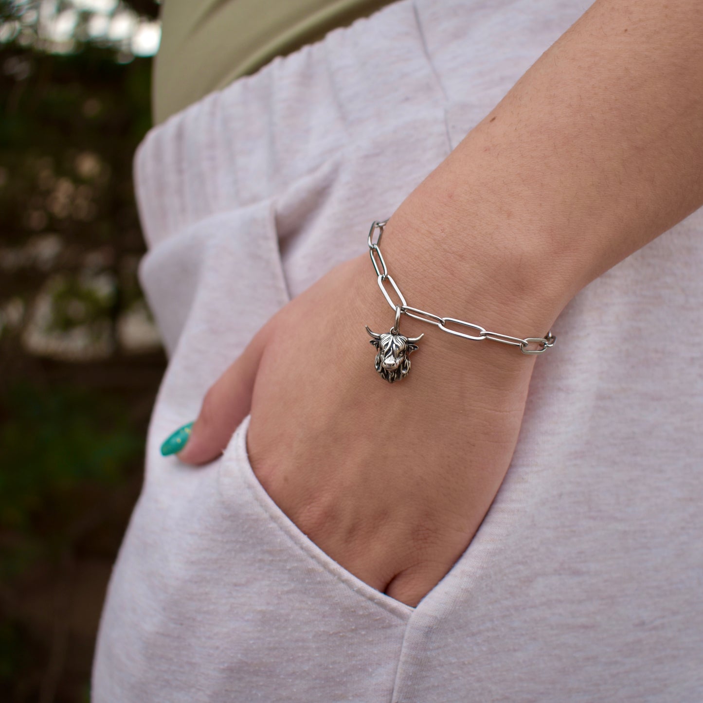 Highland Cow Charm