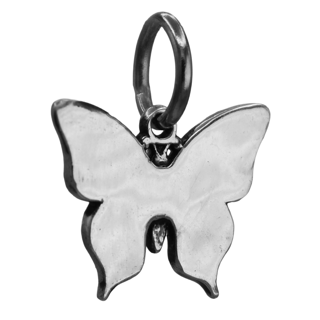 Sterling Silver Small Butterfly Charm