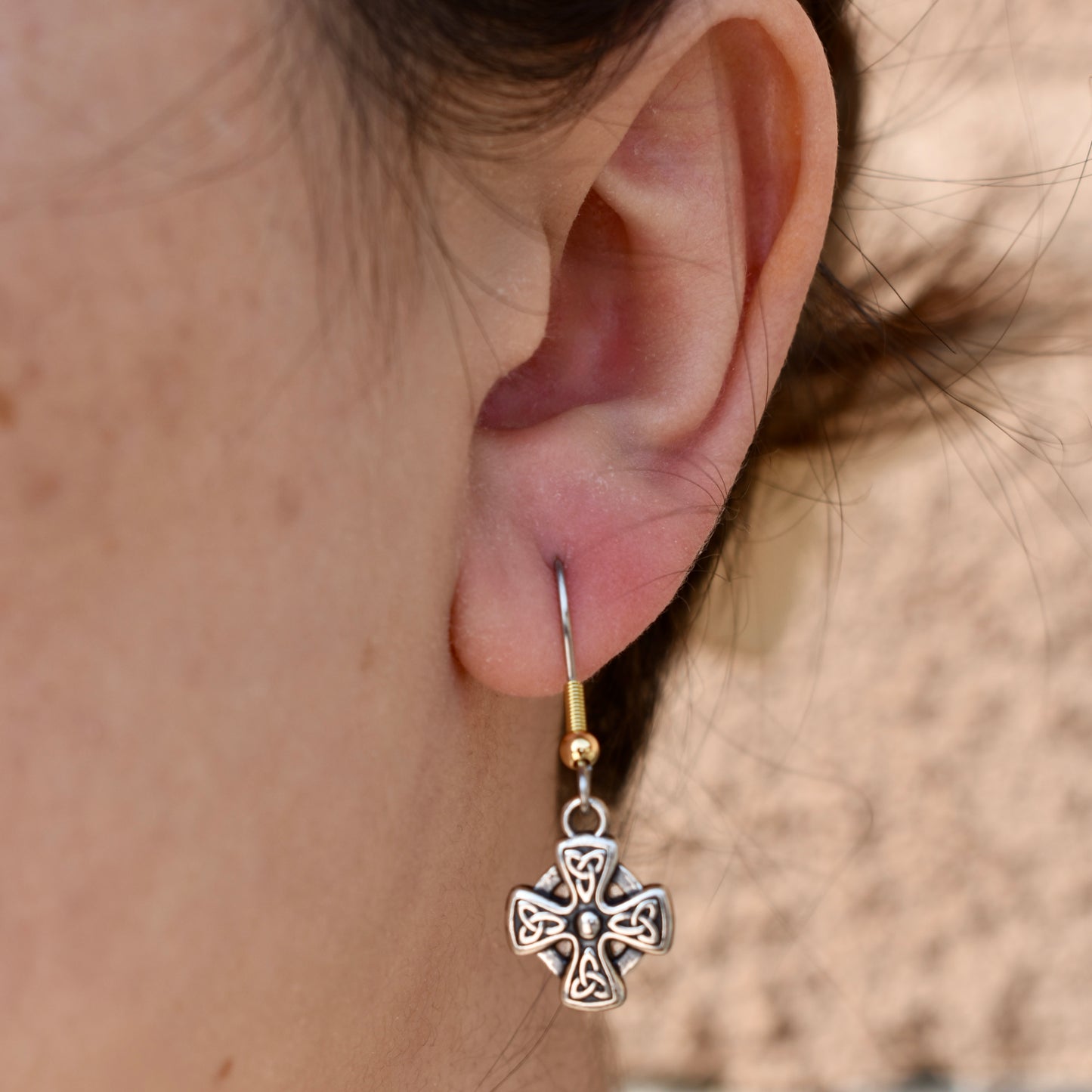 Celtic Trinity Cross Charm