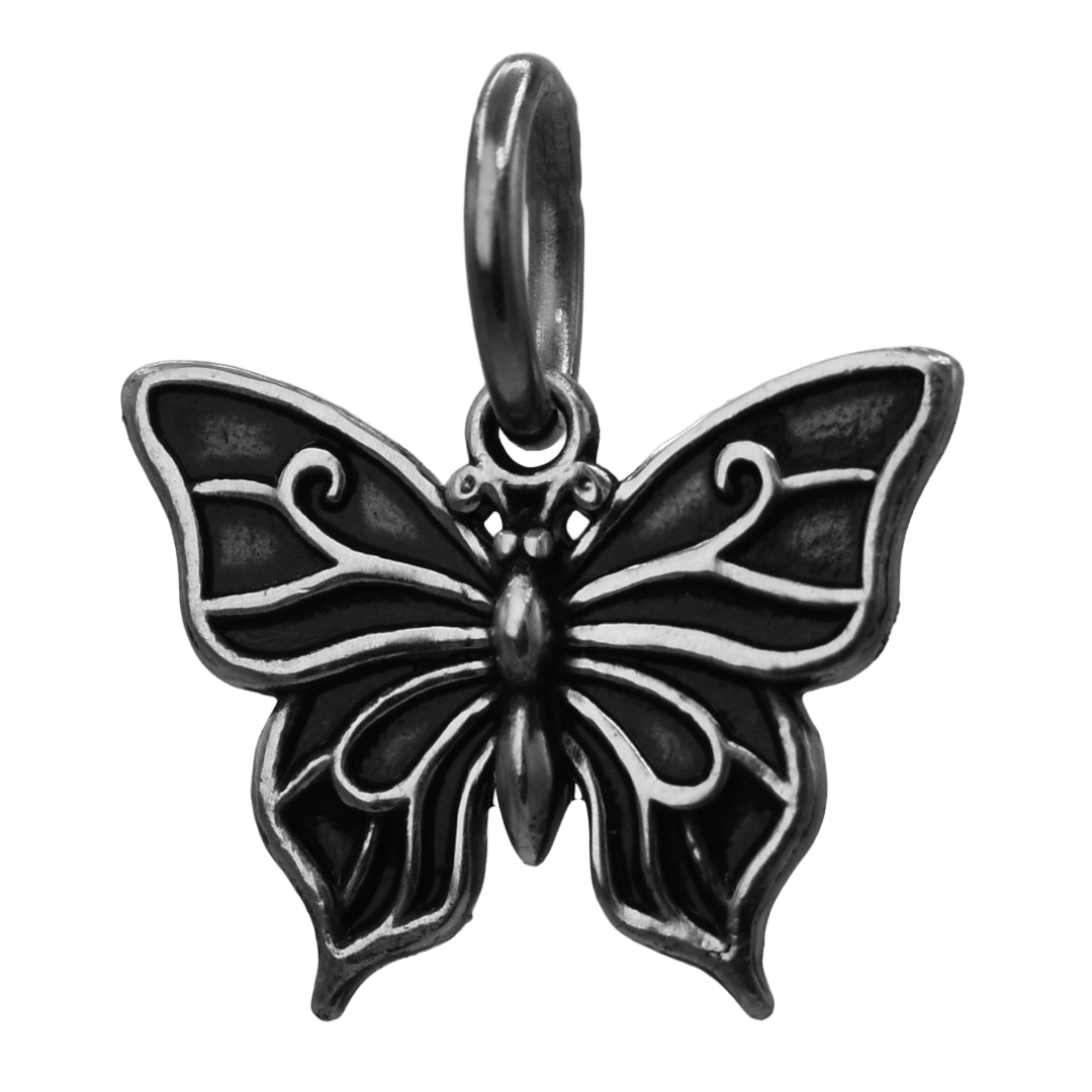 Sterling Silver Small Butterfly Charm
