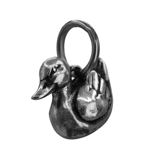 Sterling Silver Duck Charm
