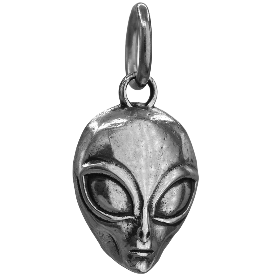 Sterling Silver Grey Alien Charm