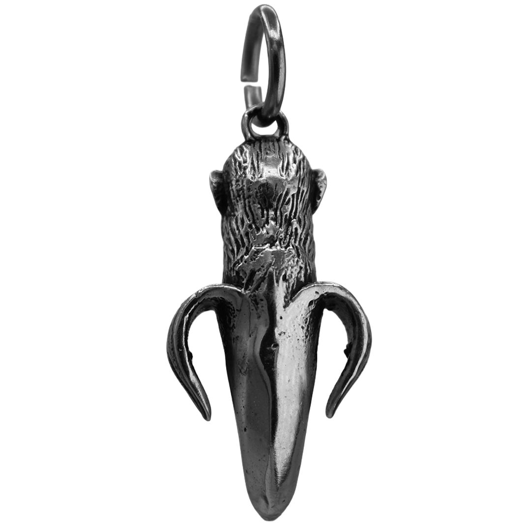 Sterling Silver Chimpanzini bananini Charm
